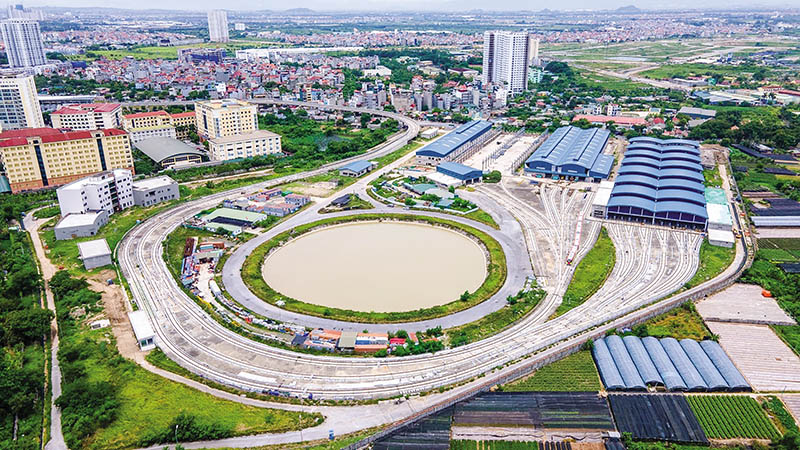 Dự án metro Nhổn - ga Hà Nội: Kích hoạt phương án dự phòng 19 Depot Dự án metro Nhổn - ga Hà Nội. Ảnh: Ngọc Tân
