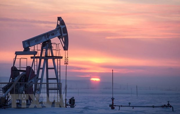 OPEC lần thứ ba hạ dự báo tăng trưởng nhu cầu dầu năm 2022 23 Một cơ sở khai thác dầu ở thành phố Almetyevsk, Nga. (Ảnh: TASS/TTXVN)