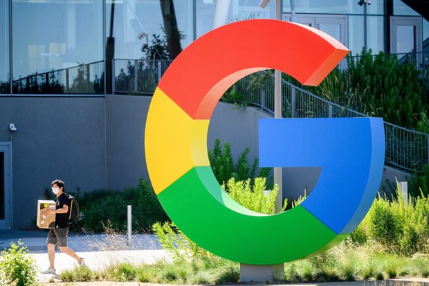 Các tập đoàn công nghệ nước ngoài nộp ngân sách hàng chục triệu USD 23 Biểu tượng Google. (Ảnh: AFP/TTXVN)