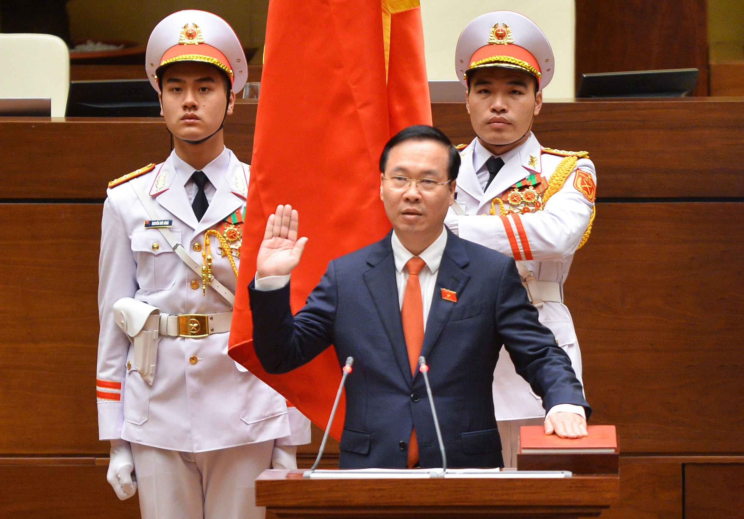 Ông Võ Văn Thưởng đắc cử Chủ tịch nước, tuyên thệ nhậm chức 7 Chủ tịch nước Võ Văn Thưởng tuyên thệ nhậm chức.