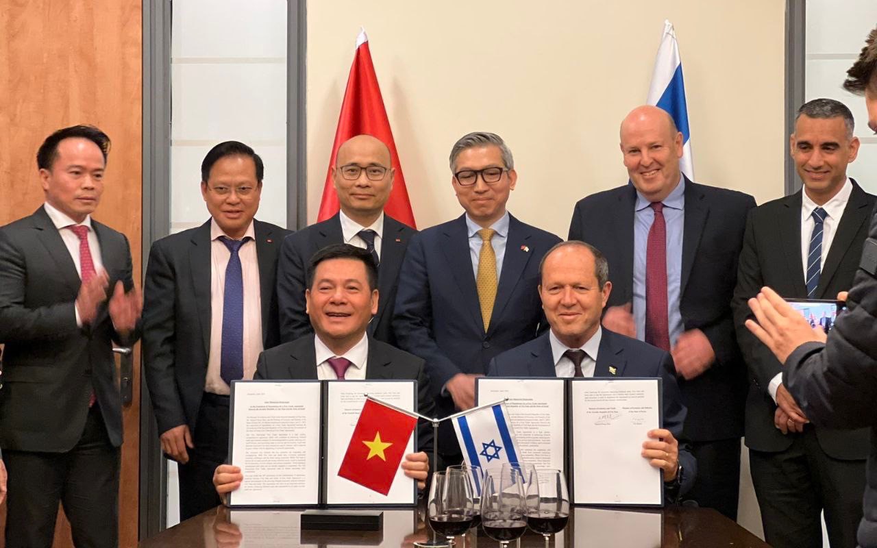 Việt Nam kết thúc đàm phán FTA với Israel 1 vietnam israel 1