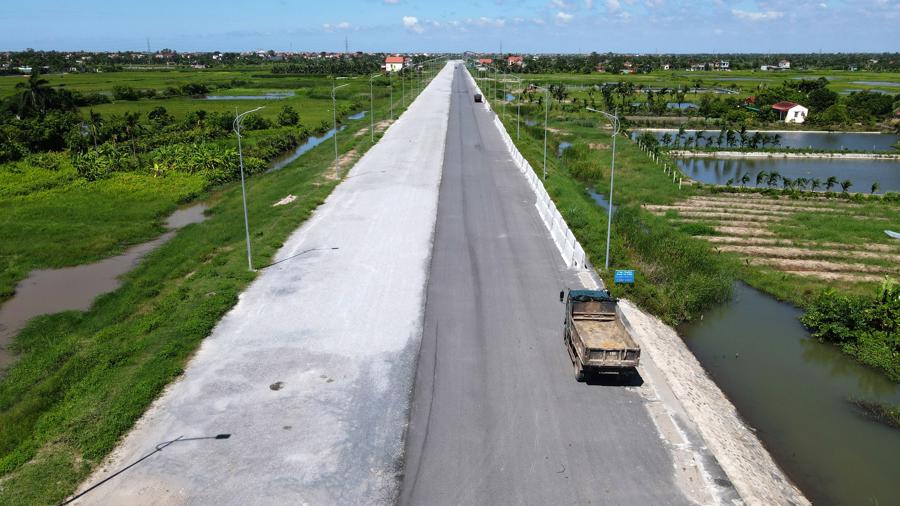 Nhiều dự án trọng điểm của Hải Phòng chậm tiến độ trong tổng số 22 dự 2 duong ven bien1