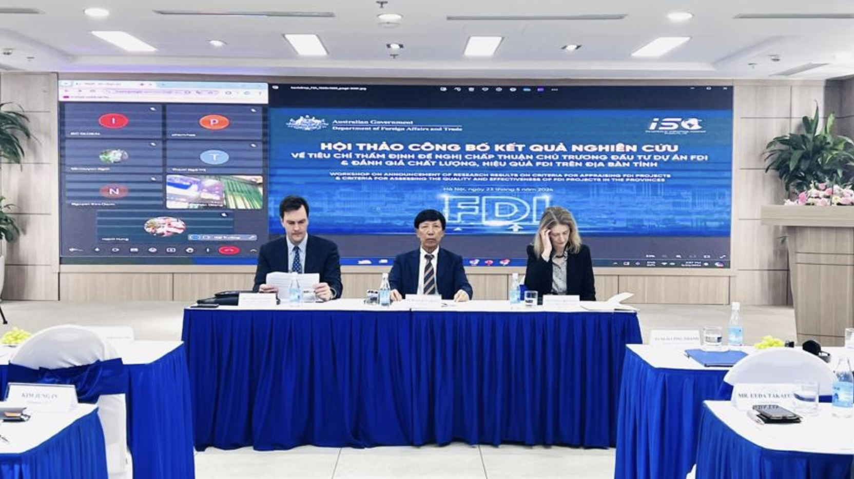 Công bố bộ tiêu chí thẩm định dự án FDI 2 Anh man hinh 2024 05 24 luc 08.06.01