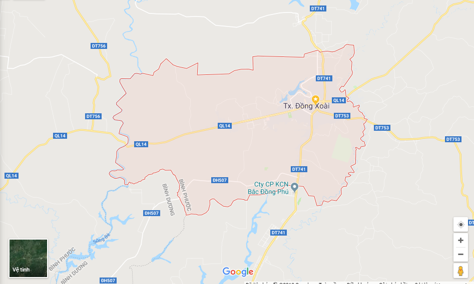 Dự án Cụm công nghiệp Tiến Hưng - Bình Phước 3 ban do thi xa dong xoai tinh binh phuoc